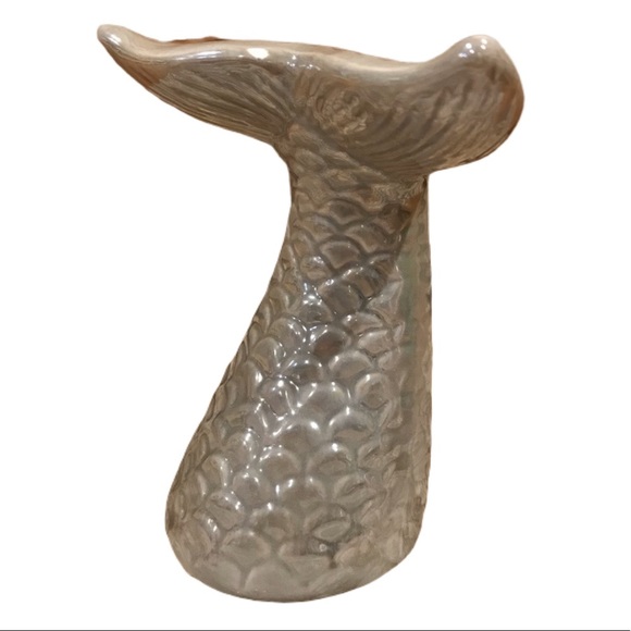 CERAMIC MERMAID TAIL NWT GRAY - Picture 5 of 9